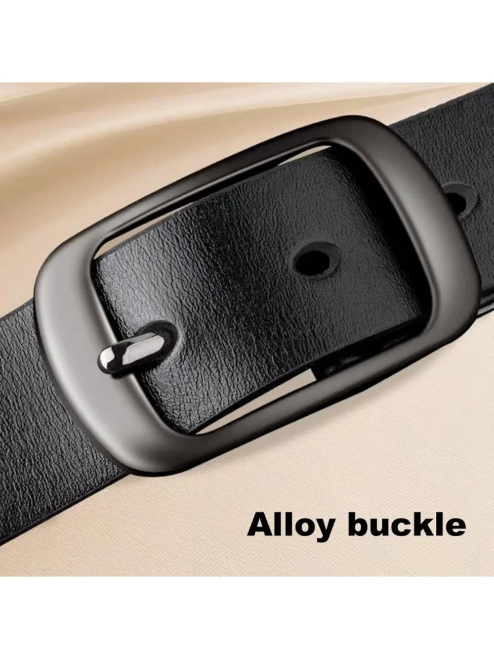 Stylish Genuine Leather Women's Belts with Classic Pin Buckle - Versatile